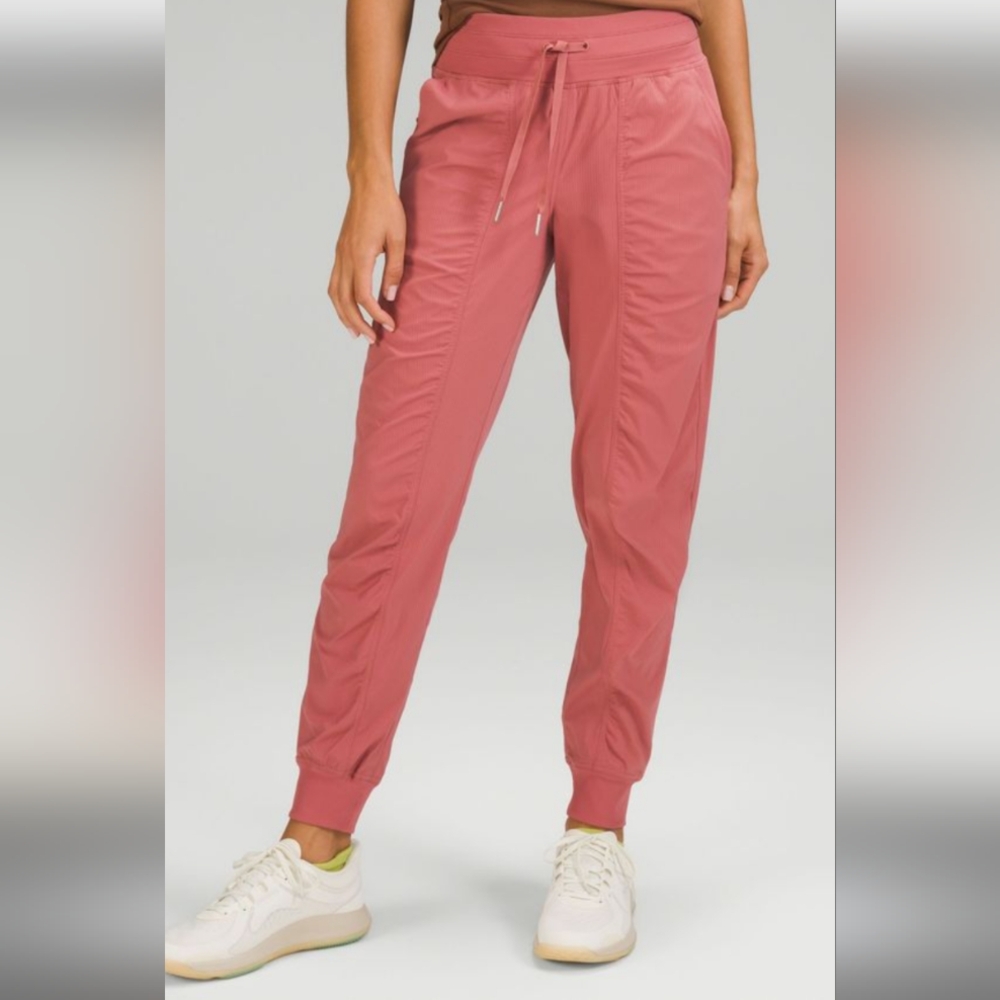 Lululemon Dance Studio Mid-Rise Jogger Full Length Sakura pink size 10 NWT